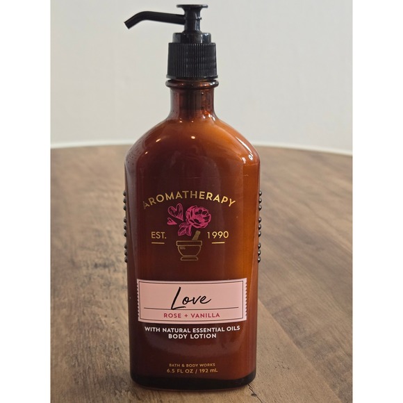 Bath & Body Works Other - Bath & Body Works Aromatherapy Love Rose + Vanilla Body Lotion 6.5 fl oz Pump